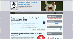 Desktop Screenshot of aikikai.sk