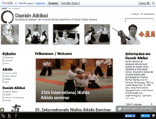 Tablet Screenshot of aikikai.dk