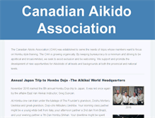 Tablet Screenshot of aikikai.ca